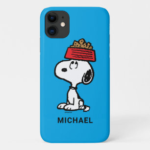 Peanuts   Snoopy Balancing His Dog Dish Case-Mate iPhone Case