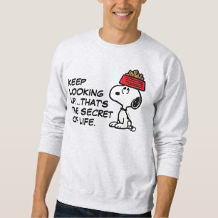Peanuts Snoopy Balancing His Dog Dish Sweatshirt