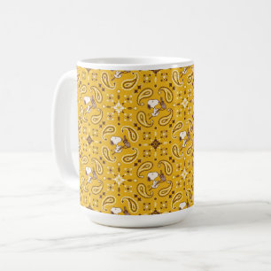 Peanuts   Snoopy Bandanna Cowboy Coffee Mug