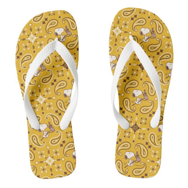 Peanuts | Snoopy Bandanna Cowboy Jandals (Footbed)