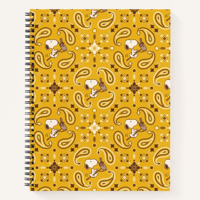 Peanuts | Snoopy Bandanna Cowboy Notebook (Front)