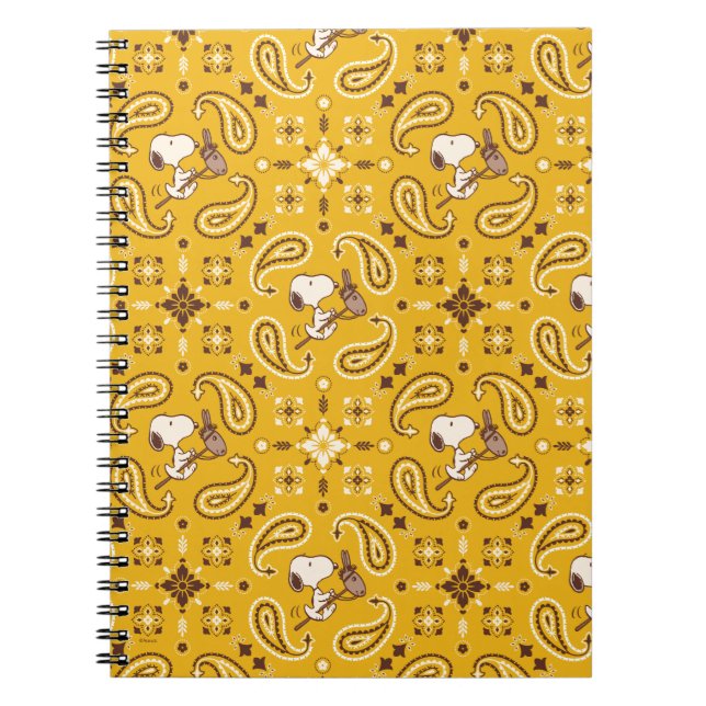 Peanuts | Snoopy Bandanna Cowboy Notebook (Front)