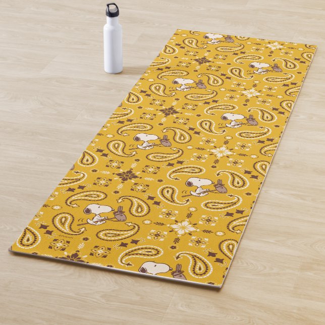 Peanuts | Snoopy Bandanna Cowboy Yoga Mat (In Situ)