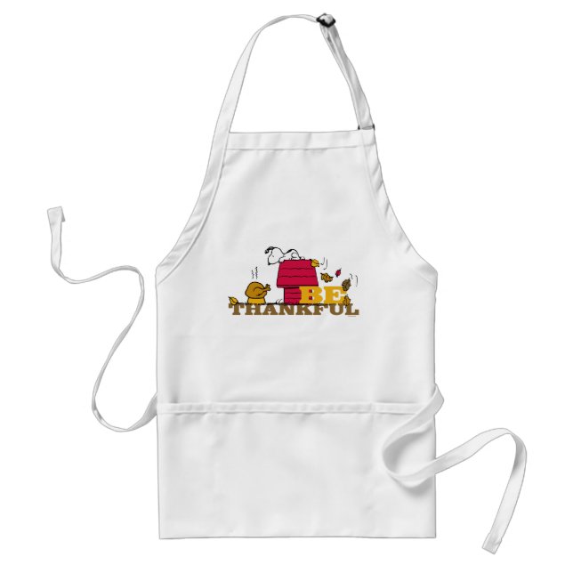Peanuts | Snoopy Be Thankful Standard Apron (Front)