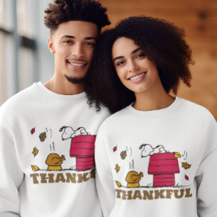 Peanuts   Snoopy Be Thankful Sweatshirt