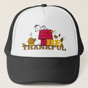 Peanuts Snoopy Be Thankful Trucker Hat