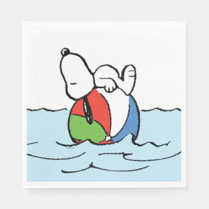 Peanuts   Snoopy Beach Ball Beach Napkin
