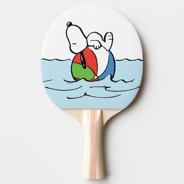 Peanuts | Snoopy Beach Ball Beach Ping Pong Paddle (Front)