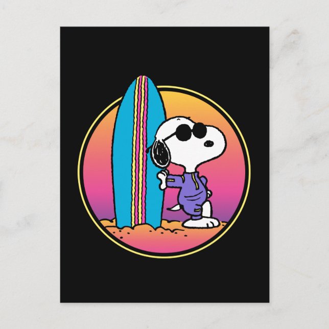 Peanuts | Snoopy Beach Beagle Postcard (Front)