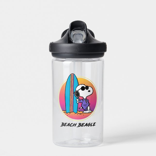 Peanuts | Snoopy Beach Beagle Water Bottle (Front)