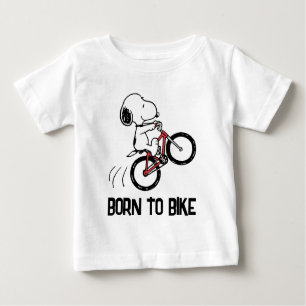 Peanuts Snoopy Bicycle Wheelie Baby T-Shirt