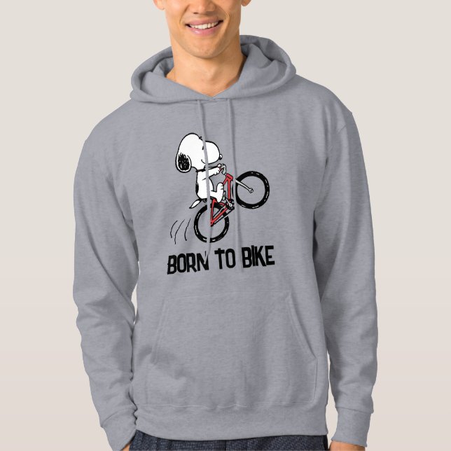 Peanuts | Snoopy Bicycle Wheelie Hoodie (Front)