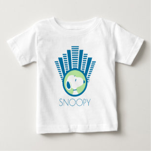 Peanuts Snoopy Blue Deco Dreams Baby T-Shirt