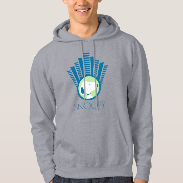 Peanuts | Snoopy Blue Deco Dreams Hoodie (Front)