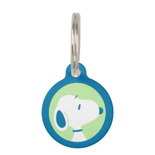 Peanuts Snoopy Blue Deco Dreams Pet Tag