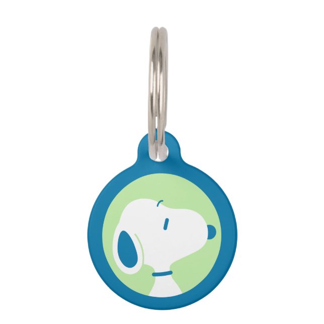 Peanuts | Snoopy Blue Deco Dreams Pet Tag (Front)