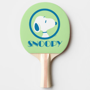 Peanuts   Snoopy Blue Deco Dreams Ping Pong Paddle