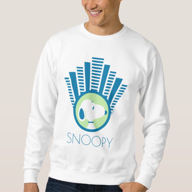 Peanuts | Snoopy Blue Deco Dreams Sweatshirt (Front)