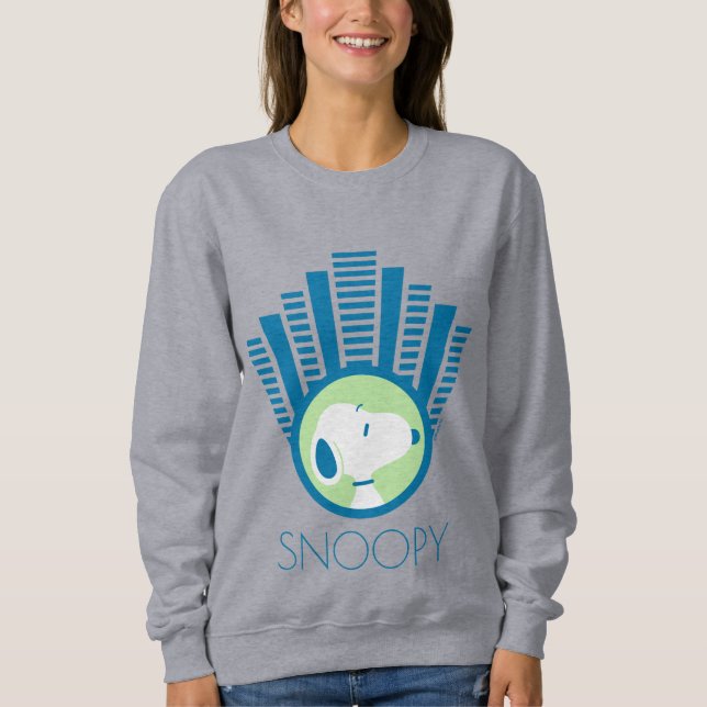 Peanuts | Snoopy Blue Deco Dreams Sweatshirt (Front)