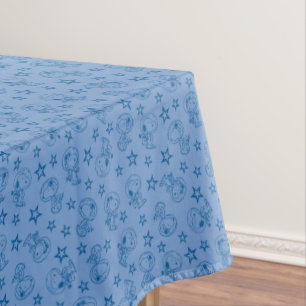 Peanuts   Snoopy Blue Space Astronaut Pattern Tablecloth