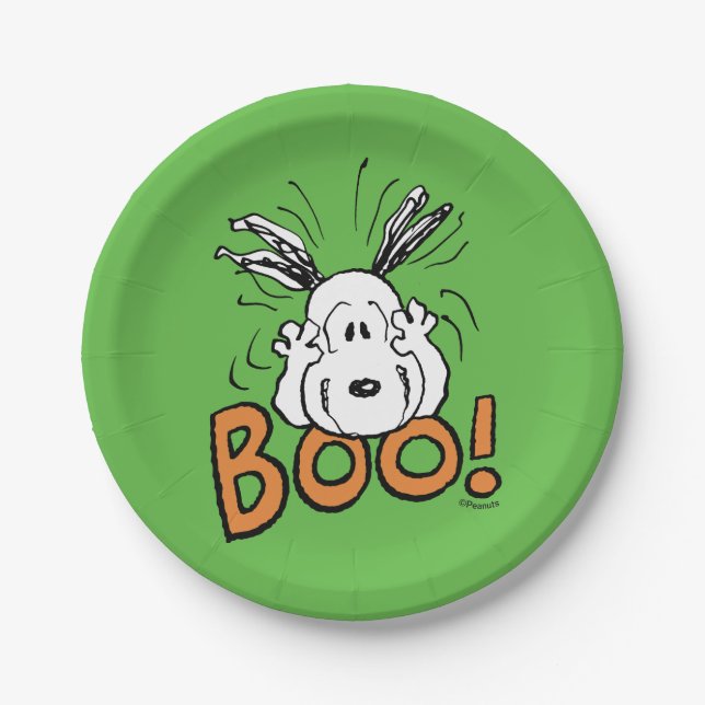 Peanuts | Snoopy Boo Paper Plate (Front)