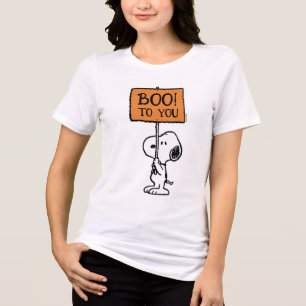 Peanuts   Snoopy Boo! Tri-Blend Shirt