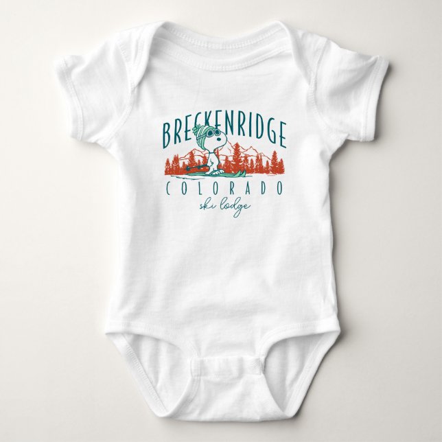 Peanuts | Snoopy Breckenridge Colorado Baby Bodysuit (Front)
