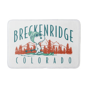Peanuts   Snoopy Breckenridge Colorado Bath Mat