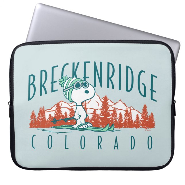 Peanuts | Snoopy Breckenridge Colorado Laptop Sleeve (Front)