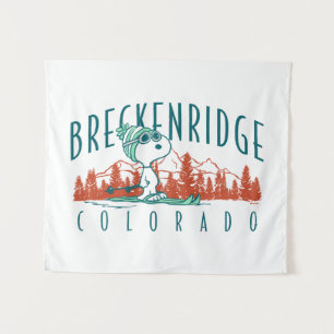 Peanuts   Snoopy Breckenridge Colorado Tapestry