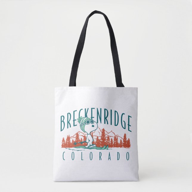 Peanuts | Snoopy Breckenridge Colorado Tote Bag (Front)