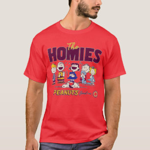 Peanuts Snoopy Charlie Brown Friends Homies Club R T-Shirt