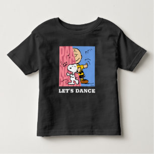 Peanuts   Snoopy & Charlie Brown Half & Half Dance Toddler T-Shirt