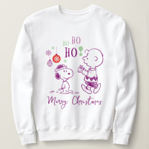 Peanuts Snoopy & Charlie Brown Ho Ho Ho Sweatshirt