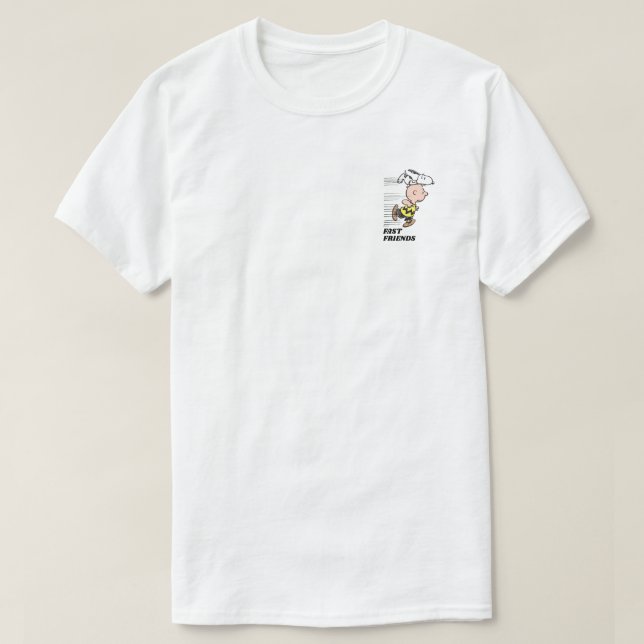 Peanuts | Snoopy & Charlie Brown Run T-Shirt (Design Front)