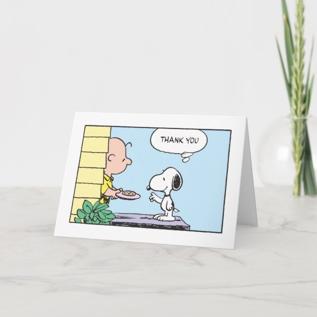 Peanuts | Snoopy & Charlie Brown Thank You Card (Front)