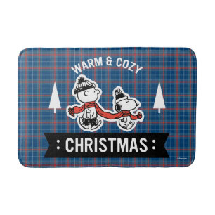 Peanuts   Snoopy & Charlie Brown Warm & Cosy Bath Mat