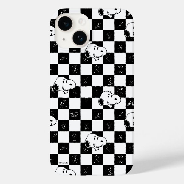 Peanuts | Snoopy Chequered Flag Case-Mate iPhone Case (Back)