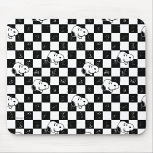 Peanuts   Snoopy Chequered Flag Mouse Pad