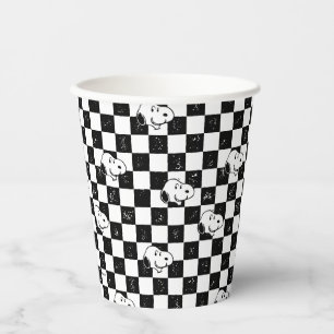 Peanuts   Snoopy Chequered Flag Paper Cups