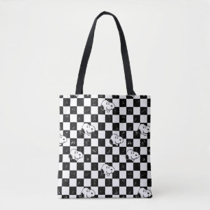 Peanuts   Snoopy Chequered Flag Tote Bag