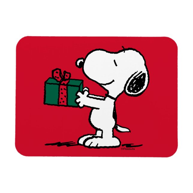 Peanuts | Snoopy Christmas Gift Giver Magnet (Horizontal)