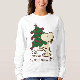 Peanuts   Snoopy Christmas Tree Sweatshirt
