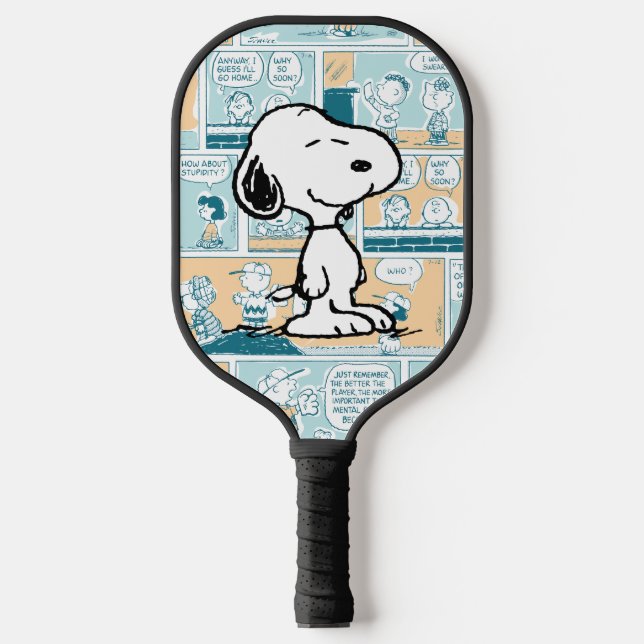 Peanuts | Snoopy Comic Pattern Pickleball Paddle (Front)