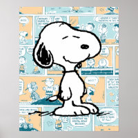 Peanuts | Snoopy Comic Pattern