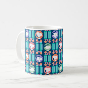 Peanuts   Snoopy Dark Blue Deco Dreams Pattern Coffee Mug