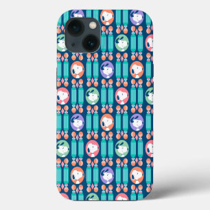 Peanuts Snoopy Dark Blue Deco Dreams Pattern iPhone 13 Case
