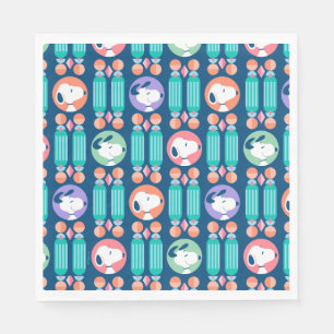 Peanuts   Snoopy Dark Blue Deco Dreams Pattern Napkin