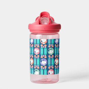 Peanuts   Snoopy Dark Blue Deco Dreams Pattern Water Bottle