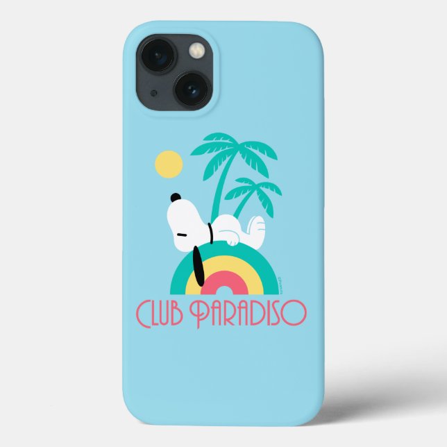 Peanuts | Snoopy Deco Dreams Club Paradiso Case-Mate iPhone Case (Back)